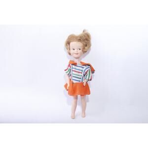 Penny Brite, Doll, 1963, Deluxe Reading Corp, 8", Poseable, Dressed, Striped
